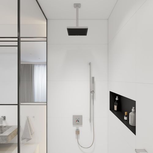 Main product image of Pulsify E Extension Pipe for Ceiling Mount E, 12" (Chrome), 24339001