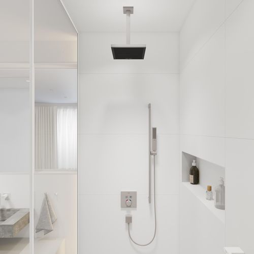 Main product image of Pulsify E Extension Pipe for Ceiling Mount E, 12" (Brushed Nickel), 24339821