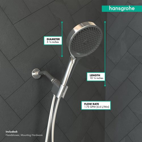 Main product image of Rainfinity Handshower 130 3-Jet, 1.75 GPM (Chrome), 26865001