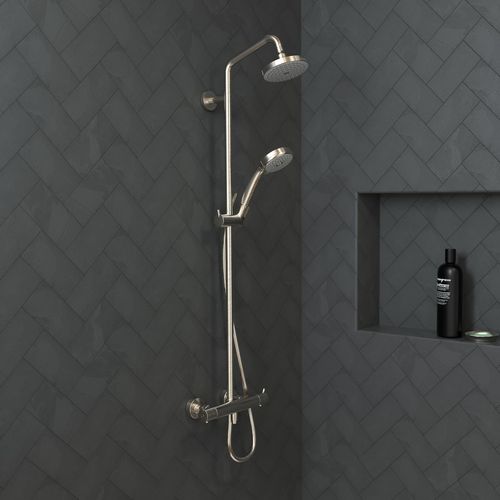 Main product image of Croma Showerpipe 150 1-Jet, 2.0 GPM (Brushed Nickel), 27169821