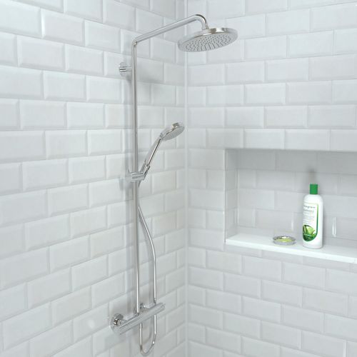 Main product image of Croma Showerpipe 220 1-Jet, 2.5 GPM (Chrome), 27185001