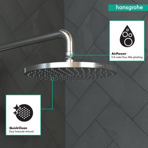 Main product image of Raindance S Showerhead 240 1-Jet, 2.5 GPM (Chrome), 27474001
