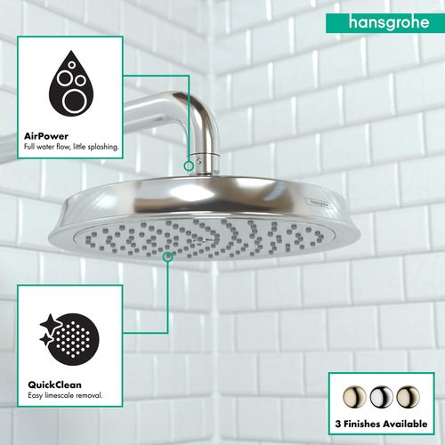 Main product image of Raindance Classic Showerhead 180 1-Jet, 2.5 GPM (Chrome), 28421001