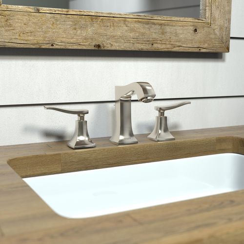 Main product image of Metris C Widespread Bathroom Faucet 100 with Pop-Up Drain, 1.2 GPM (Polished Nickel), 31073831