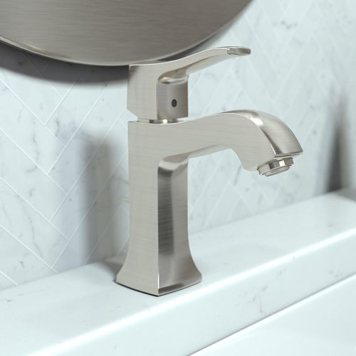 Main product image of Metris C Single-Hole Bathroom Faucet 100 with Pop-Up Drain, 1.2 GPM (Brushed Nickel), 31075821