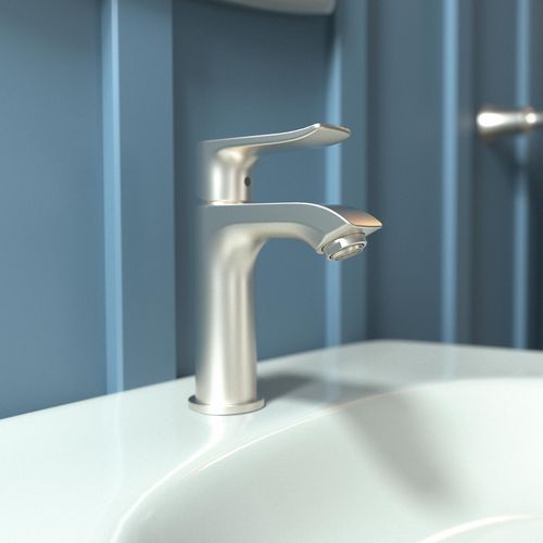 Main product image of Metris Single-Hole Bathroom Faucet 100 with Pop-Up Drain, 1.2 GPM (Brushed Nickel), 31088821