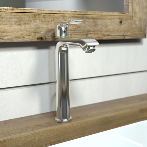 Main product image of Metris Single-Hole Bathroom Faucet 200 with Pop-Up Drain, 1.2 GPM (Chrome), 31183001