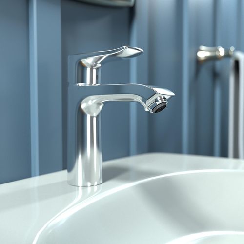 Main product image of Metris Single-Hole Bathroom Faucet 110, 1.0 GPM (Chrome), 31204001