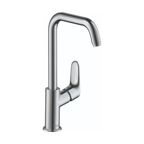 Main product image of Focus Single-Hole Bathroom Faucet 240 with Swivel Spout and Pop-Up Drain, 1.2 GPM (Chrome), 31609001