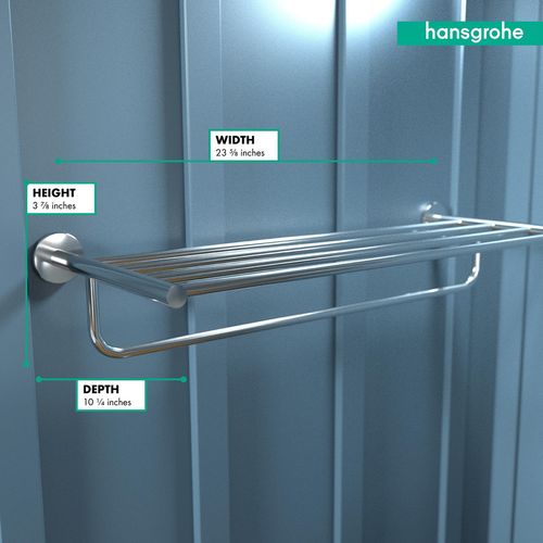 Main product image of Logis Universal Towel Rack with Towel Bar (Chrome), 41720000