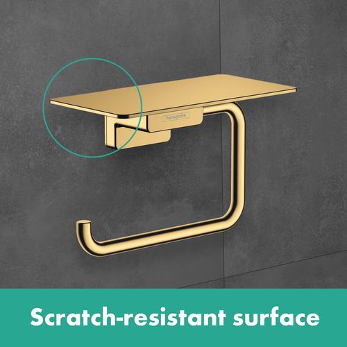 Main product image of AddStoris Toilet Paper Holder with Shelf (Matte Black), 41772670