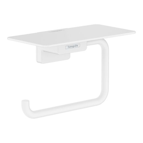 Main product image of AddStoris Toilet Paper Holder with Shelf (Matte White), 41772700