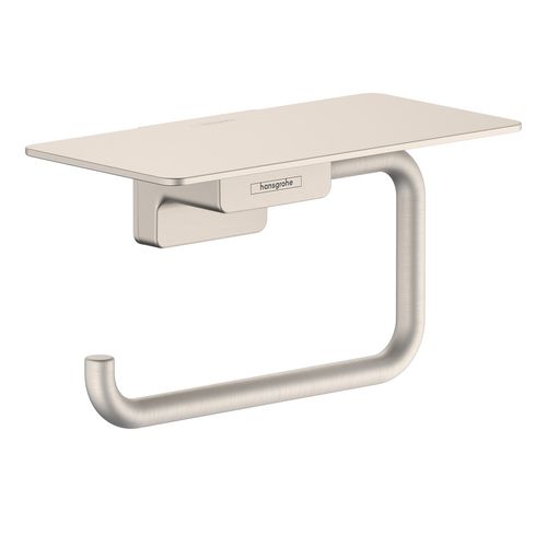 Main product image of AddStoris Toilet Paper Holder with Shelf (Brushed Nickel), 41772820