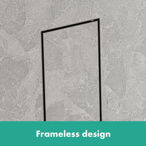 Main product image of XtraStoris Rock Recessed Toilet Brush Holder with Shelf & Tileable Door (Matte Black), 56060670