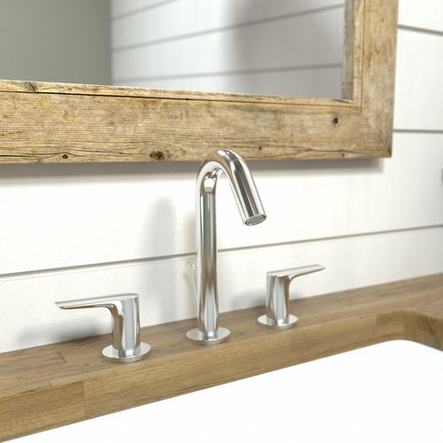 Main product image of Logis Widespread Bathroom Faucet 150 with Pop-Up Drain, 1.2 GPM (Chrome), 71533001