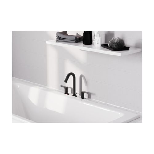 Main product image of Logis Fine Widespread Bathroom Faucet 150 with Pop-Up Drain, 1.2 GPM (Matte Black), 71533671