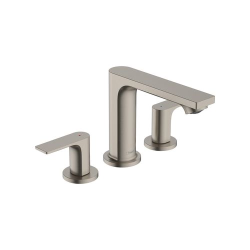 Main product image of Rebris E Widespread Bathroom Faucet 110 with Pop-Up Drain, 1.2 GPM (Brushed Nickel), 72532821