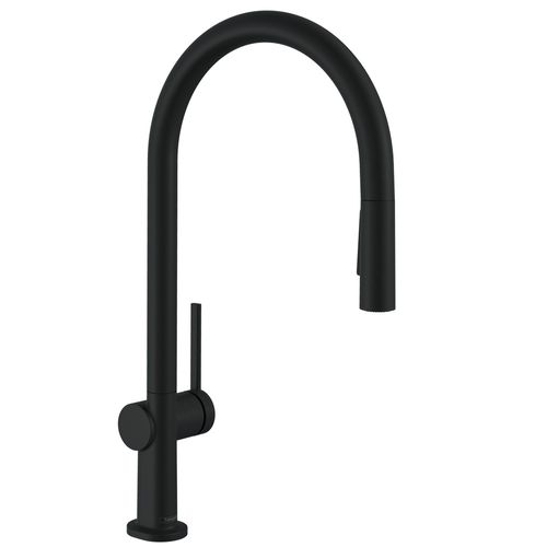 Main product image of Talis N High Arc Kitchen Faucet, O-Style 2-Spray Pull-Down, 1.75 GPM (Matte Black), 72800671