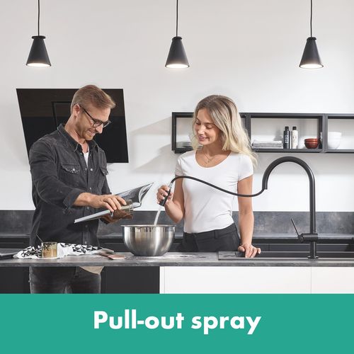 Main product image of Talis N High Arc Kitchen Faucet, O-Style 2-Spray Pull-Down, 1.75 GPM (Stainless Steel Optic), 72800801
