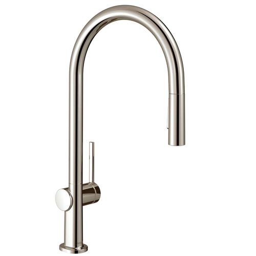 Main product image of Talis N High Arc Kitchen Faucet, O-Style 2-Spray Pull-Down, 1.75 GPM (Polished Nickel), 72800831