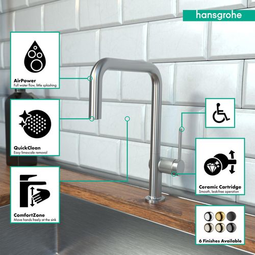 Main product image of Talis N Kitchen Faucet, U-Style 1-Spray, 1.75 GPM (Stainless Steel Optic), 72806801