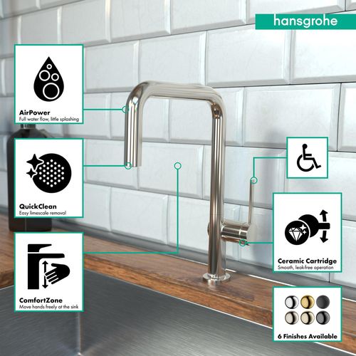 Main product image of Talis N Kitchen Faucet, U-Style 1-Spray, 1.75 GPM (Polished Nickel), 72806831