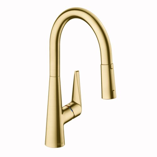 Main product image of Talis S High Arc Kitchen Faucet, 2-Spray Pull-Down, 1.75 GPM (Brushed Gold Optic), 72813251