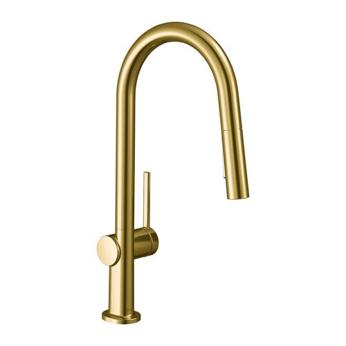 Main product image of Talis N High Arc Kitchen Faucet, A-Style, 2-Spray Pull-Down, 1.75 GPM (Brushed Gold Optic), 72846251