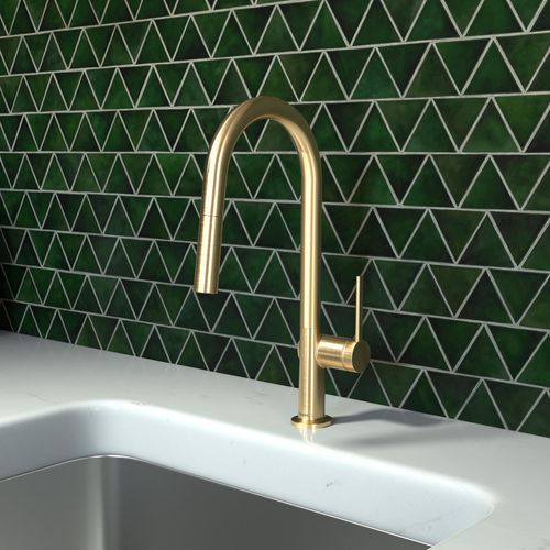 Main product image of Talis N High Arc Kitchen Faucet, A-Style, 2-Spray Pull-Down, 1.75 GPM (Brushed Gold Optic), 72846251