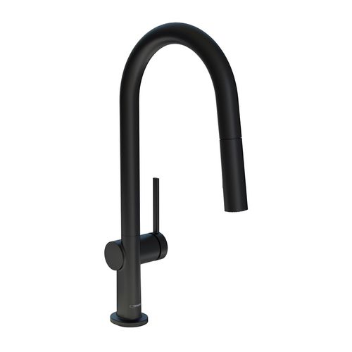 Main product image of Talis N High Arc Kitchen Faucet, A-Style 2-Spray Pull-Down, 1.75 GPM (Matte Black), 72846671