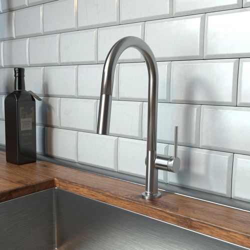 Main product image of Talis N High Arc Kitchen Faucet, A-Style 2-Spray Pull-Down, 1.75 GPM (Stainless Steel Optic), 72846801
