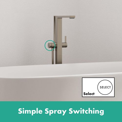Main product image of Tecturis E Freestanding Tub Filler with 1.75 GPM Handshower (Brushed Nickel), 73445821