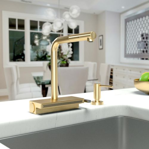 Main product image of Aquno Select Kitchen Faucet, 2-Spray Pull-Out, 1.75 GPM (Brushed Gold Optic), 73836251