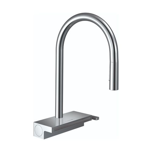 Main product image of Aquno Select High Arc Kitchen Faucet, 3-Spray Pull-Down, 1.75 GPM (Chrome), 73837001