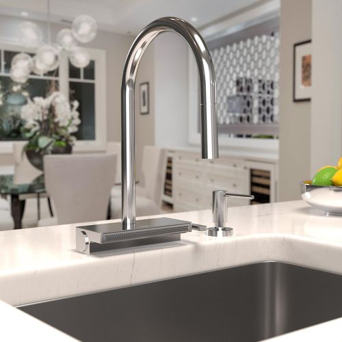 Main product image of Aquno Select High Arc Kitchen Faucet, 3-Spray Pull-Down, 1.75 GPM (Chrome), 73837001