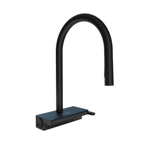 Main product image of Aquno Select High Arc Kitchen Faucet, 3-Spray Pull-Down, 1.75 GPM (Matte Black), 73837671