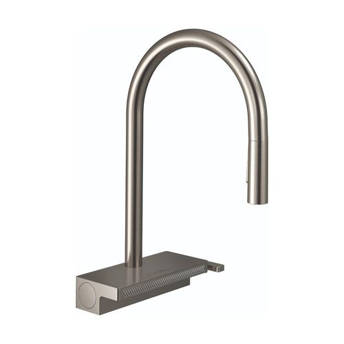 Main product image of Aquno Select High Arc Kitchen Faucet, 3-Spray Pull-Down, 1.75 GPM (Stainless Steel Optic), 73837801