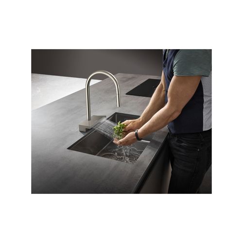 Main product image of Aquno Select High Arc Kitchen Faucet, 3-Spray Pull-Down, 1.75 GPM (Stainless Steel Optic), 73837801