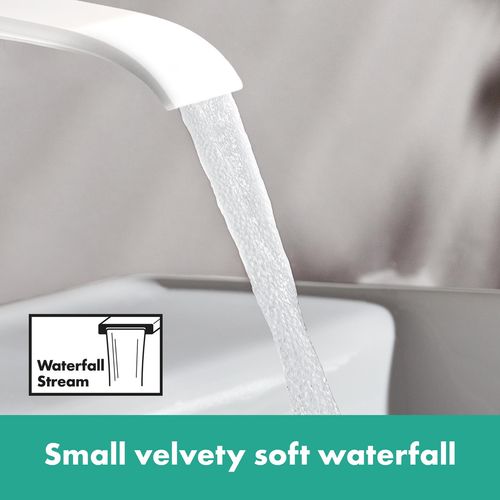 Main product image of Vivenis Single-hole Bathroom Faucet 80 with Pop--Up Drain, 1.2 GPM (Matte White), 75010701