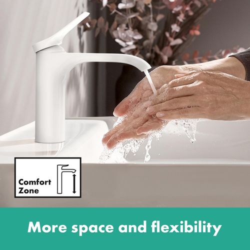 Main product image of Vivenis Single-hole Bathroom Faucet 80 with Pop--Up Drain, 1.2 GPM (Matte White), 75010701
