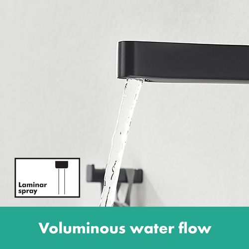 Main product image of Finoris Single-Hole Bathroom Faucet 100 with Pop-Up Drain, 1.2 GPM (Matte Black), 76010671