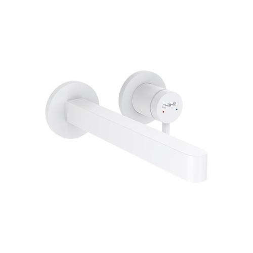 Main product image of Finoris Wall-Mounted Single-Handle Bathroom Faucet Trim, 1.2 GPM (Matte White), 76050701