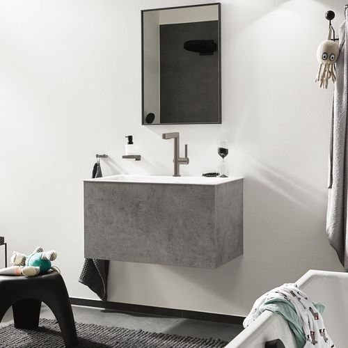 Main product image of Finoris Single-Hole Bathroom Faucet 230 with 2-Spray Pull-Out, 1.2 GPM (Brushed Nickel), 76063821