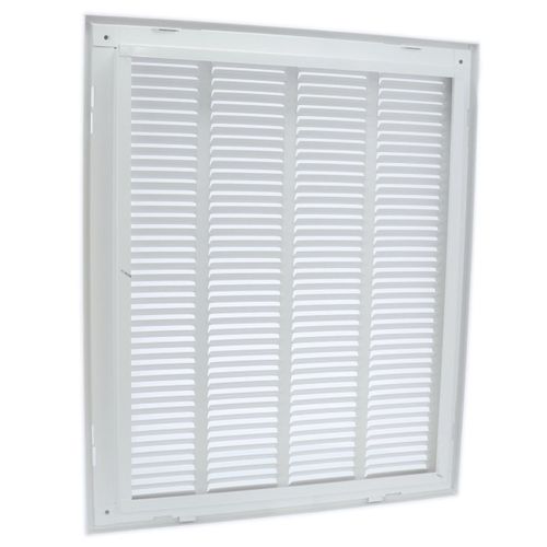 Main product image of 16" X 25" (Wall Opening Size) White Sidewall/Ceiling Return Air Filter Grille (673 Series), 043511