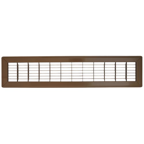 Main product image of 4" x 24" (Wall Opening Size) Golden Sand Floor Return Air Grille (265 Series)