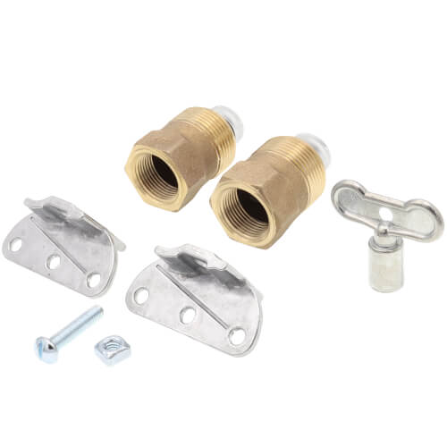 Main product image of Model HC67 8", 3/4" FPT Inlet Freezeless Backflow Preventer Hot & Cold Mixer Wall Hydrant (Chrome)