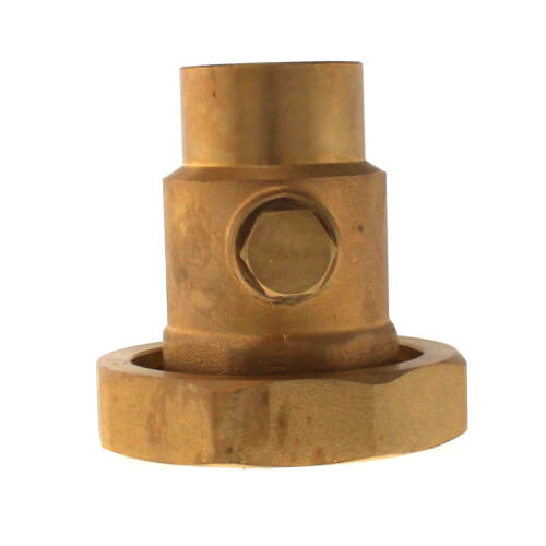 Main product image of 1-1/4" Union x 1" Sweat Hydro-Core End w/ 1/4" NPT Gauge Port