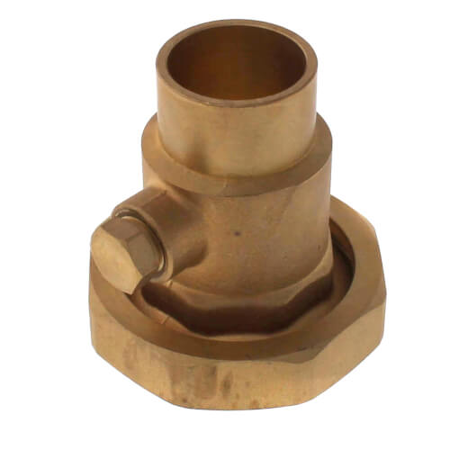 Main product image of 1-1/4" Union x 1" Sweat Hydro-Core End w/ 1/4" NPT Gauge Port