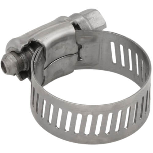 Main product image of 1/2" - 1-1/16" #10 Stainless Steel Worm Gear Hose Clamp w/ Carbon Screw