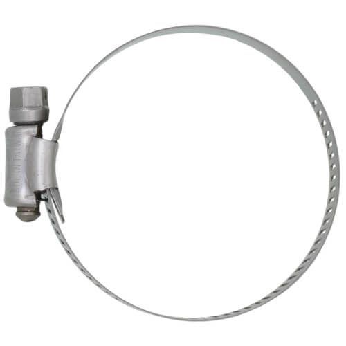 1-1/2" - 2-1/2" #32 Stainless Steel Worm Gear Hose Clamp w/ Carbon Screw